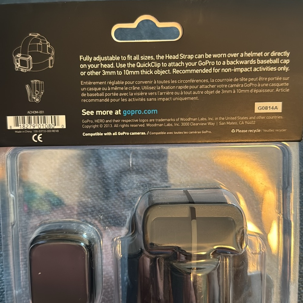 GoPro Head Strap + QuickClip - Picture 3 of 4